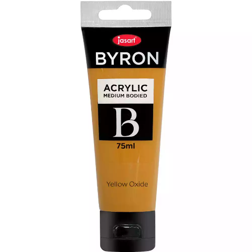 Picture of JASART BYRON ACRYLIC PAINT 75ML YELLOW OXIDE