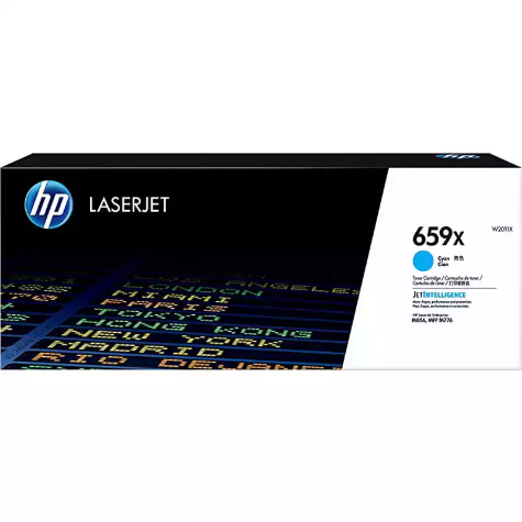 Picture of HP W2011X 659X TONER CARTRIDGE HIGH YIELD CYAN