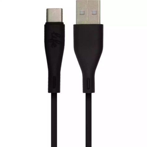 Picture of MOKI LIFE USB TO TYPE C SYNC N CHARGE CABLE 900MM BLACK