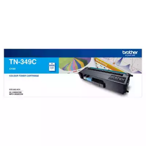 Picture of BROTHER TN349C TONER CARTRIDGE CYAN