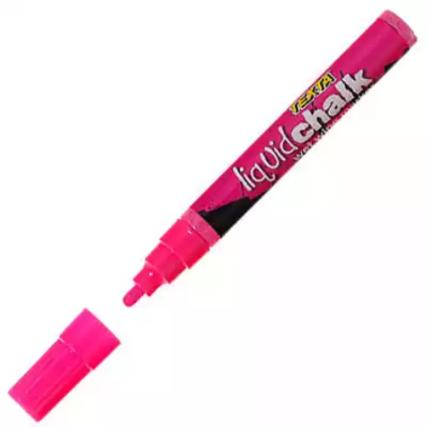 Picture of TEXTA LIQUID CHALK MARKER WET WIPE BULLET 4.5MM PINK