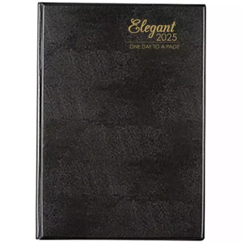 Picture of CUMBERLAND 51EPBK ELEGANT APPOINTMENT DIARY DAY TO PAGE A5 BLACK