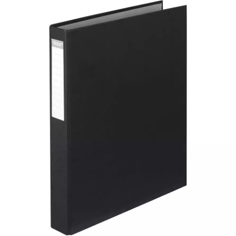 Picture of COLOURHIDE RING BINDER PE 2D 25MM A4 BLACK