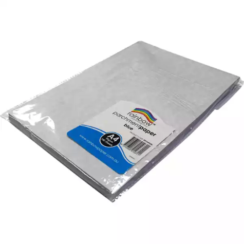 Picture of RAINBOW PARCHMENT PAPER A4 90GSM BLUE PACK 100