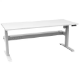 Picture of RAPIDLINE BOOST LIGHT SINGLE SIDED WORKSTATION WITH CABLE TRAY 1800MM NATURAL WHITE TOP / WHITE FRAME