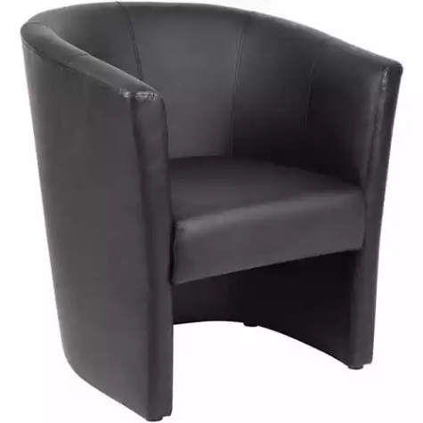 Picture of YS DESIGN TUB CHAIR SINGLE PU BLACK