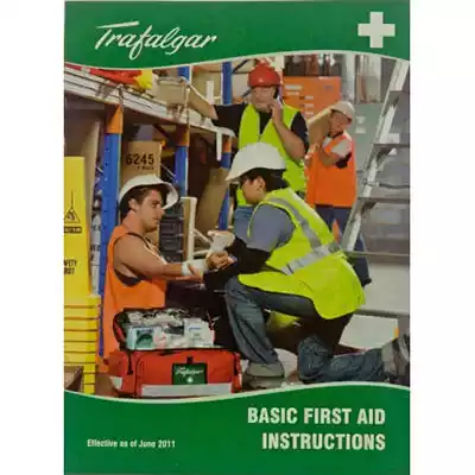 Picture of TRAFALGAR BASIC FIRST AID INSTRUCTIONS BOOKLET