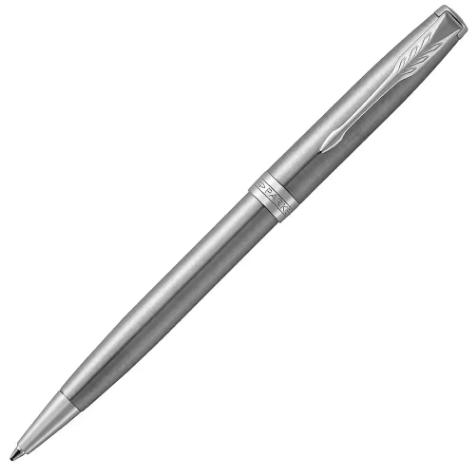 Picture of PARKER SONNET BALLPOINT PEN CHROME TRIM STAINLESS STEEL