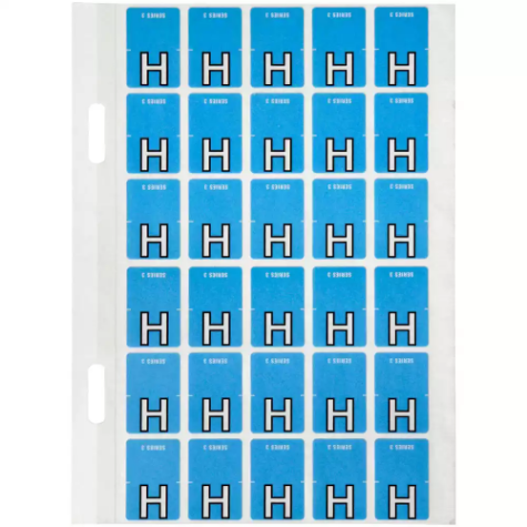 Picture of AVERY 44408 LATERAL FILE LABEL TOP TAB COLOUR CODE H 20 X 30MM BLUE PACK 150