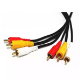 Picture of COMSOL COMPOSITE CABLE 3 X RCA MALE TO 3 X RCA MALE 1M