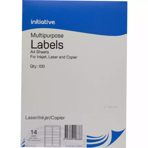 Picture of INITIATIVE MULTI-PURPOSE LABELS 14UP 99.1 X 38.1MM PACK 100