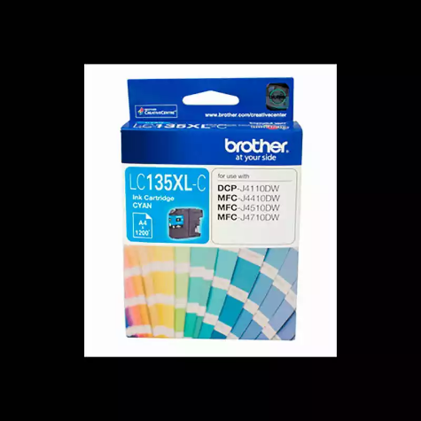 Picture of BROTHER LC135XLC INK CARTRIDGE HIGH YIELD CYAN