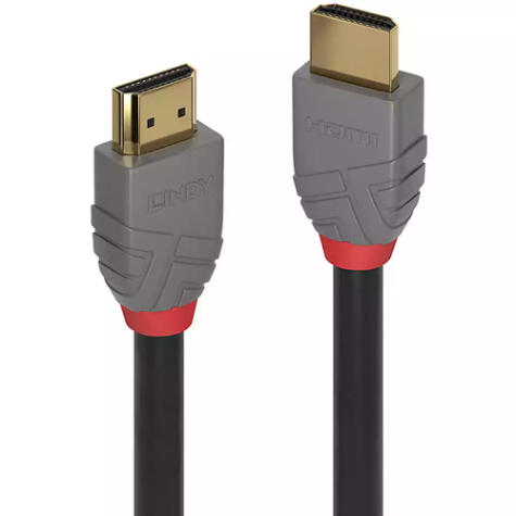 Picture of LINDY 36961 ANTHRA LINE HIGH SPEED HDMI CABLE 500MM BLACK