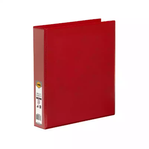 Picture of MARBIG CLEARVIEW INSERT RING BINDER 4D 38MM A4 RED