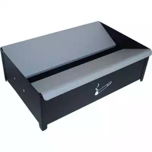 Picture of ESSELTE METAL SMOKERS TIDY 4.5 LITRE GREY