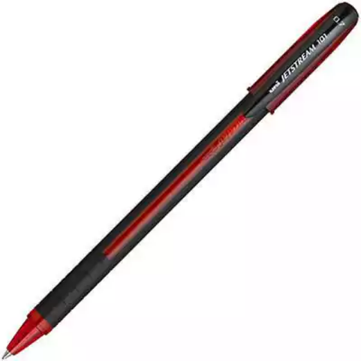 Picture of UNI-BALL 101 JETSTREAM ROLLERBALL STICK PEN 0.7MM RED