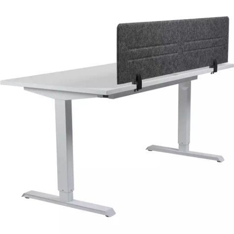 Picture of HEDJ ABOVE PET DESK MOUNTED SCREEN 1400 X 340MM CHARCOAL