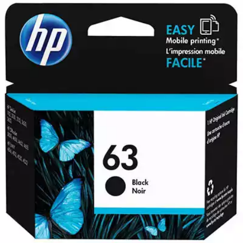 Picture of HP F6U62AA 63 INK CARTRIDGE BLACK