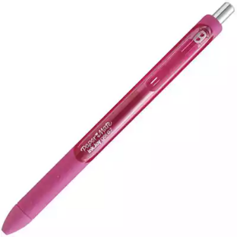 Picture of PAPERMATE INKJOY RETRACTABLE GEL PEN MEDIUM 0.7MM PINK BOX 12