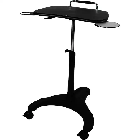 Picture of SYLEX UPANATOM SIT STAND MOBILE LAPTOP DESK MOUSE TRAY / CUP HOLDER 600 X 385MM BLACK