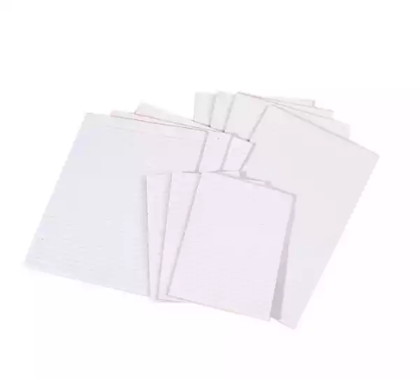 Picture of WRITER OFFICE PAD 8MM RULED 50GSM 100 SHEETS A5 WHITE