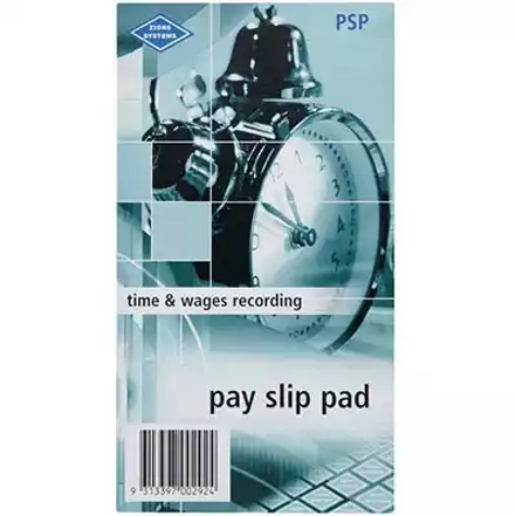 Picture of ZIONS PSP PAY SLIP PADS 165 X 90MM PACK 10