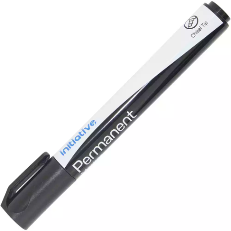 Picture of INITIATIVE PERMANENT MARKER CHISEL 5.0MM BLACK