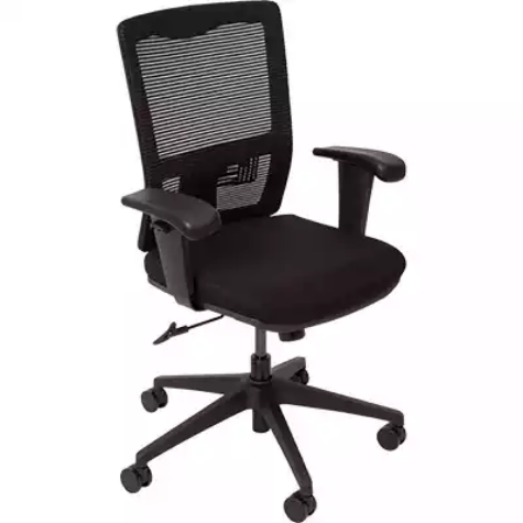 Picture of INITIATIVE DELUXE OPERATOR CHAIR MEDIUM MESH BACK ARMS BLACK