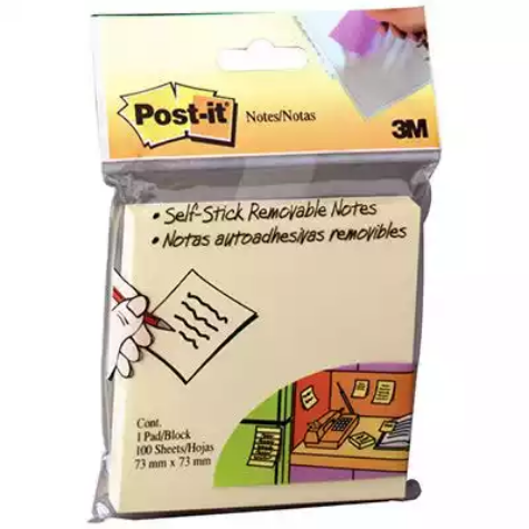 Picture of POST-IT 654-HBY ORIGINAL NOTES 76 X 76MM YELLOW HANGSELL