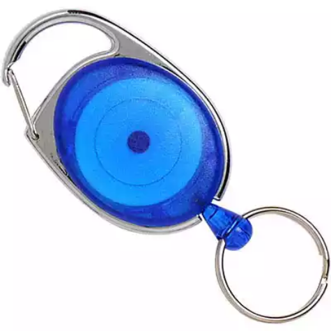 Picture of REXEL ID RETRACTABLE SNAP LOCK KEY HOLDER REEL BLUE