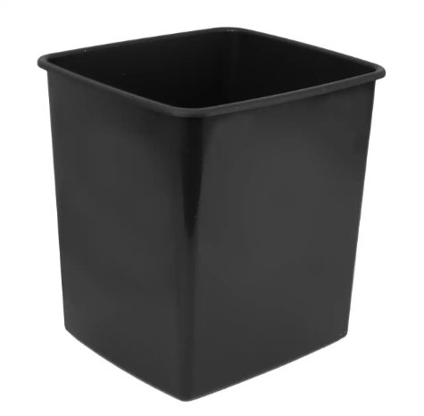 Picture of ITALPLAST FIRE RETARDANT TIDY BIN 15 LITRE BLACK