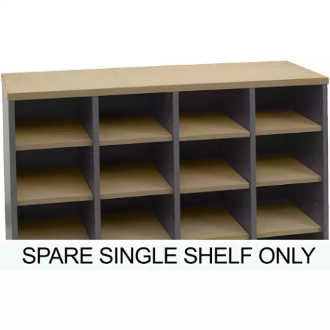 Picture of RAPID WORKER PIGEON HOLE UNIT ADDITIONAL SHELF 236 X 356MM NATURAL OAK