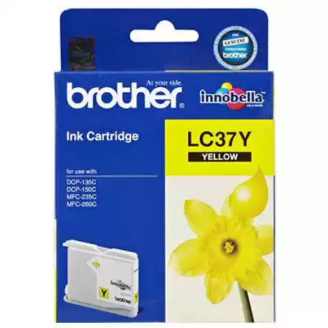 Picture of BROTHER LC37Y INK CARTRIDGE YELLOW