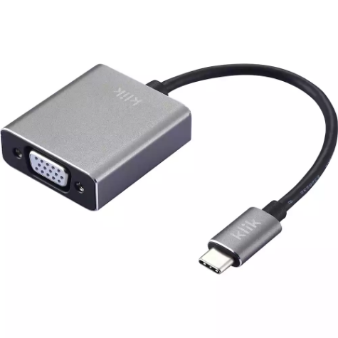 Picture of KLIK USB TYPE-C MALE TO VGA FEMALE ADAPTER