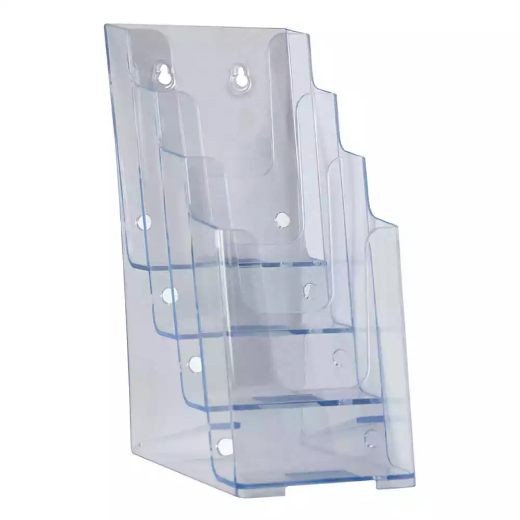 Picture of DEFLECTO BROCHURE HOLDER 4-TIER DL CLEAR