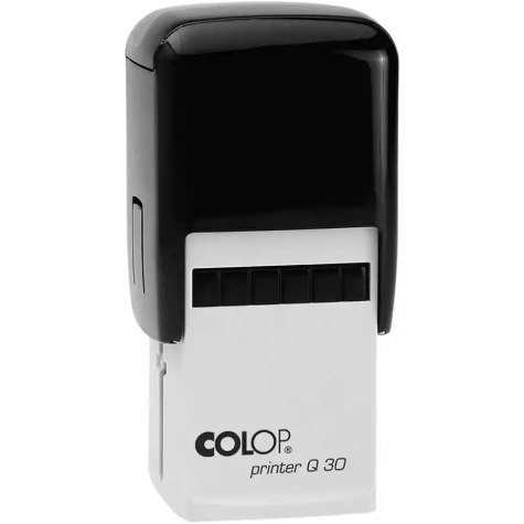 Picture of COLOP Q30 CUSTOM MADE PRINTER SELF-INKING STAMP 31 X 31MM