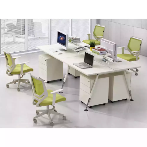 Picture of FLEET 4 PERSON WORKSTATION 2800 X 1200MM WHITE