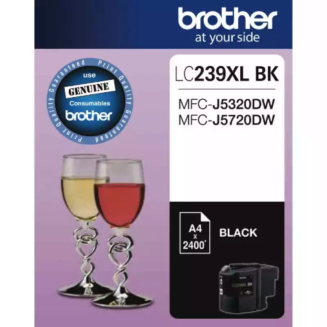 Picture of BROTHER LC239XLBK INK CARTRIDGE EXTRA HIGH YIELD BLACK