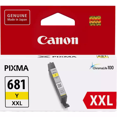 Picture of CANON CLI681XXL INK CARTRIDGE EXTRA HIGH YIELD YELLOW