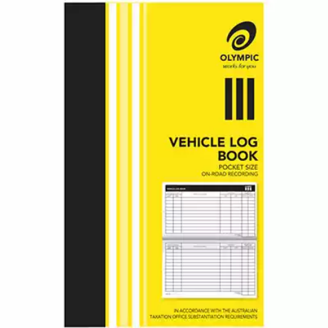 Picture of OLYMPIC VEHICLE LOG BOOK 64 PAGE 180 X 110MM PACK 10