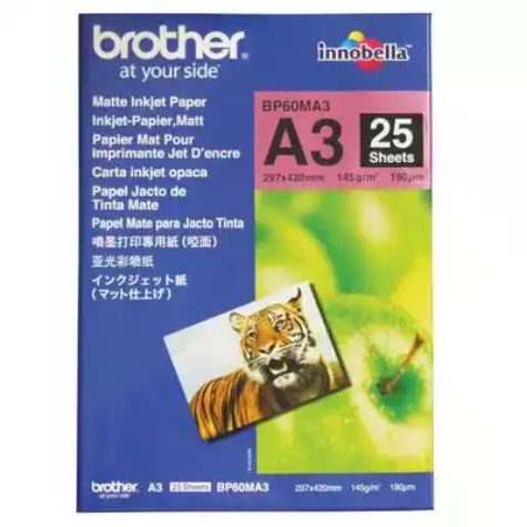 Picture of BROTHER BP-60M PHOTO PAPER 145GSM A3 MATTE WHITE PACK 25