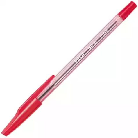 Picture of PILOT BP-S STICK TYPE BALLPOINT PEN FINE RED