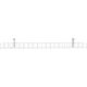 Picture of RAPIDLINE SINGLE TIER CABLE BASKET ONLY 1250MM WHITE