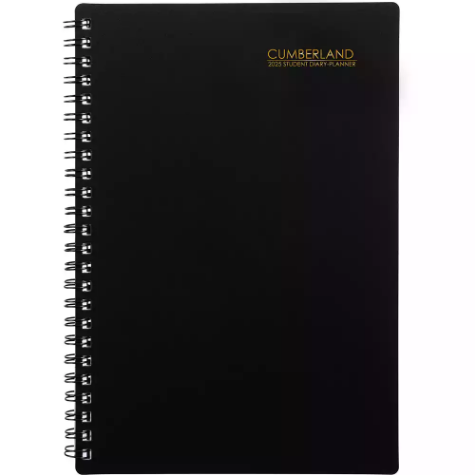 Picture of CUMBERLAND 57SDBK STUDENT DIARY WEEK TO VIEW A5 PP BLACK