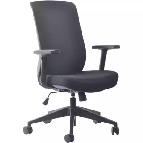 Picture of BURO MONDO GENE TASK CHAIR HIGH BACK ARMS BLACK