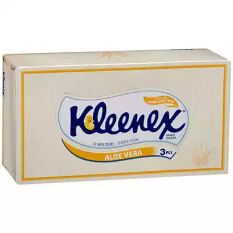 Picture of KLEENEX FACIAL TISSUE ALOE VERA 3-PLY BOX 95