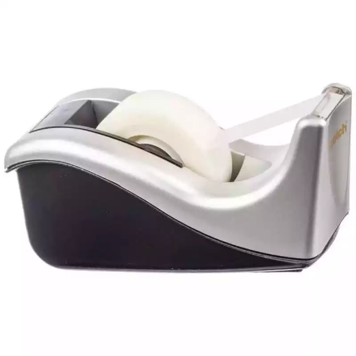 Picture of SCOTCH C60-ST DESKTOP TAPE DISPENSER SILVERTECH SILVER/BLACK