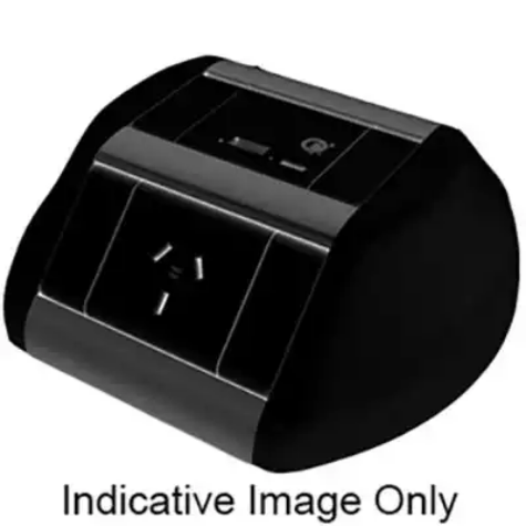 Picture of RAPIDLINE ODYSSEY 2-GPO 1-USB 3-PIN LEAD BLACK