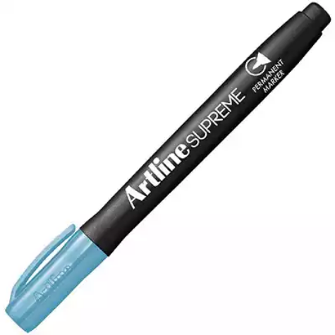 Picture of ARTLINE SUPREME ANTIMICROBIAL PERMANENT MARKER BULLET 1.0MM LIGHT BLUE