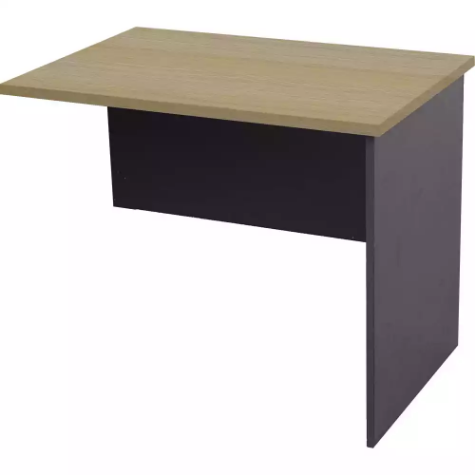 Picture of RAPID WORKER CWR9 WORKSTATION DESK RETURN 900 X 600MM OAK/IRONSTONE